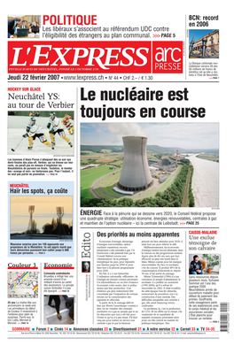 Le Nucléaire Est Toujours En Course