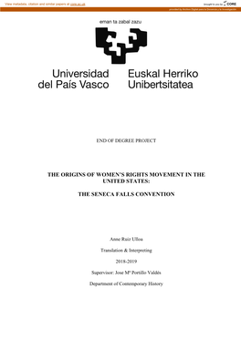 The Seneca Falls Convention