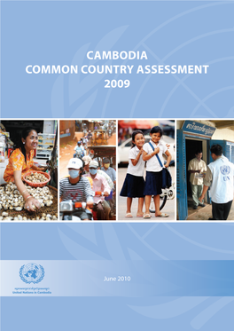 Cambodia Common Country Assessment 2009