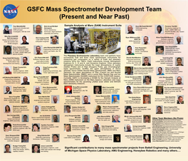 Sample Analysis at Mars (SAM) Instrument Suite Significant Contributions to Many Mass Spectrometer Projects from Battell Enginee