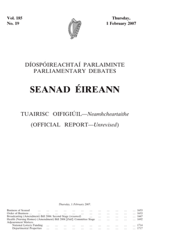 Seanad E´Ireann