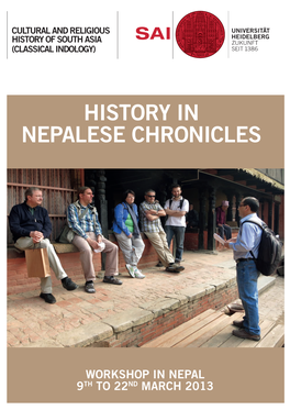 History in Nepalese Chronicles