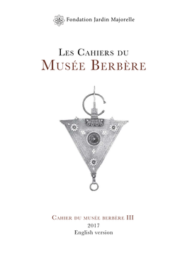 Les Cahiers Du Musée Berbère