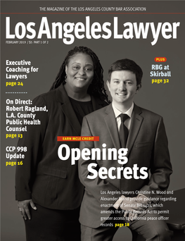 Los Angeles Lawyer Magazine February, 2019