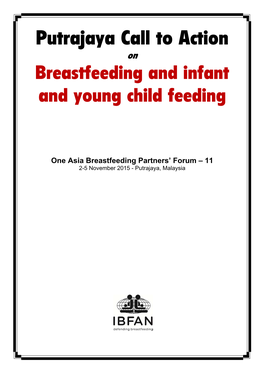 Putrajaya Call to Action on Breastfeeding and Infant and Young Child Feeding