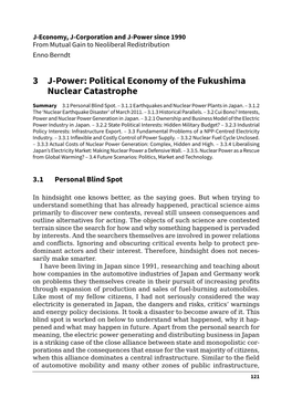 Political Economy of the Fukushima Nuclear Catastrophe