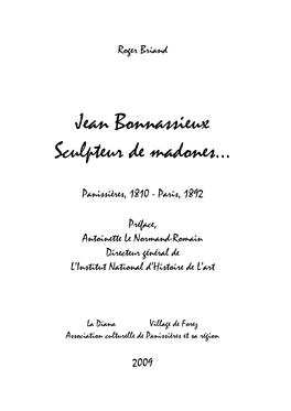 Jean Bonnassieux Sculpteur De Madones…