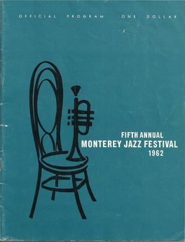1962 Monterey Jazz Festival Program Pages Concerning the Real