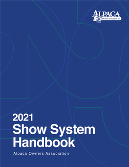 AOA 2021 Show System Handbook