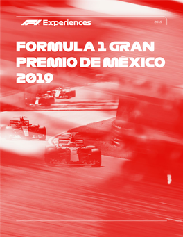 Formula 1 Gran Premio De México 2019