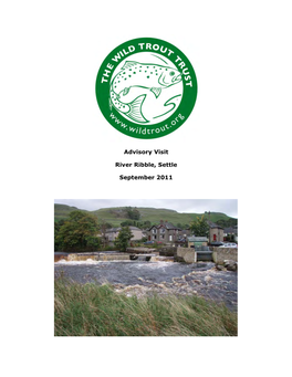 Advisory Visit River Ribble, Settle September 2011