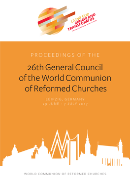 26Th General Council of the World Communion of Reformed Churches