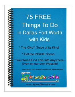 75 Free Things to Do in DFW with Kids