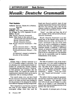Mosaik: Deutsche Grammatik