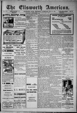 Ellsworth American : July 27, 1910