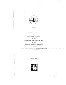 1985-Nicaragua-Abuses Against Civilians by Counterrevolutionaries