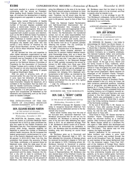 CONGRESSIONAL RECORD— Extensions Of