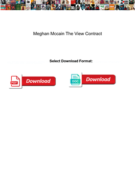 Meghan Mccain the View Contract