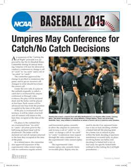 2015 Preseason College Baseball Guide (PDF)