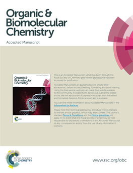 Organic & Biomolecular Chemistry