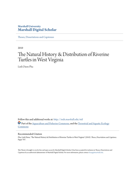 The Natural History & Distribution of Riverine Turtles in West Virginia