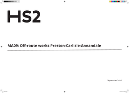 MA09: Off-Route Works Preston-Carlisle-Annandale