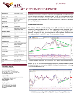 Afc Vietnam Fund Update