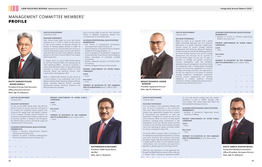 Management Committee Members' Profile