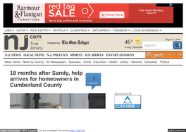 18 Months After Sandy, Help Arrives for Homeowners in Cumberland County Comments