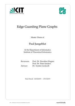 Edge Guarding Plane Graphs