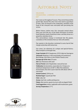 Selachus Sangiovese - Cabernet Sauvignon Toscana Igt