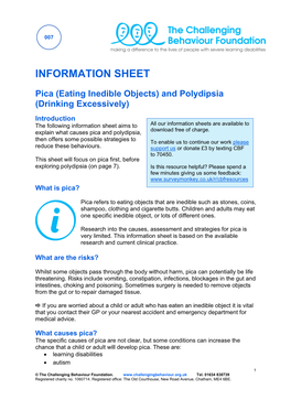 Information Sheet