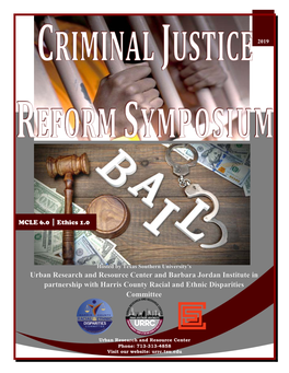 THE YEAR of CRIMINAL JUSTICE REFORM Lunch Panel: Policing Reform Moderator: Hon