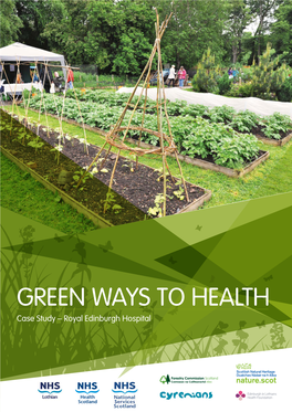 GREEN WAYS to HEALTH Case Study – Royal Edinburgh Hospital