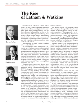The Rise of Latham & Watkins