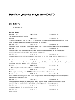 Postfix−Cyrus−Web−Cyradm−HOWTO