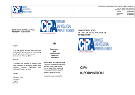 Cipa Information