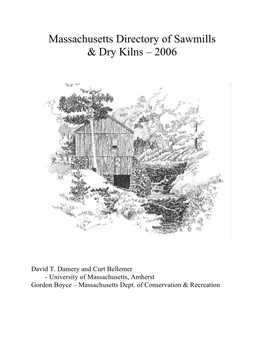 Massachusetts Sawmill Directory