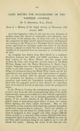 Papers and Proceedings of the Royal Society of Tasmania