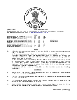 [23/04/2012 Notes Deletions Registrar (Listing)]