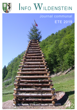 INFO WILDENSTEIN Journal Communal ETE 2019