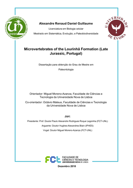 Microvertebrates of the Lourinhã Formation (Late Jurassic, Portugal)