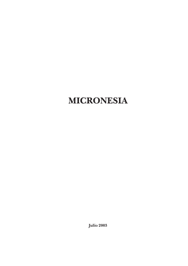 Estados Federados De Micronesia