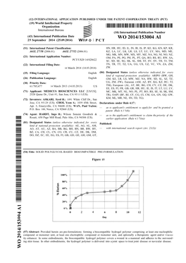 WO 2014/153004 Al 25 September 2014 (25.09.2014) P O P C T