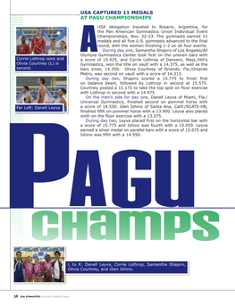 USA Captured 11 Medals at Pagu Championships