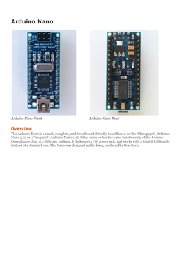 Arduino Nano