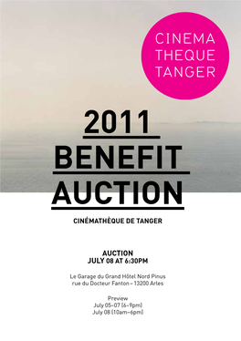 2011 Benefit Auction