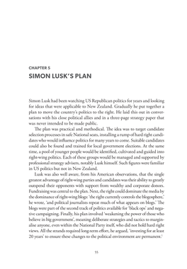Simon Lusk's Plan