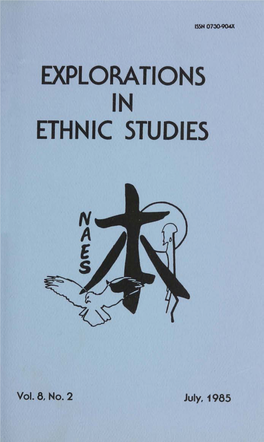 Explorations in Ethnic Studies