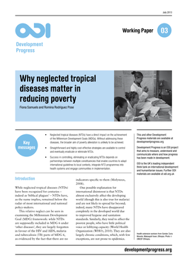 Why Neglected Tropical Diseases Matter in Reducing Poverty 1.42 MB